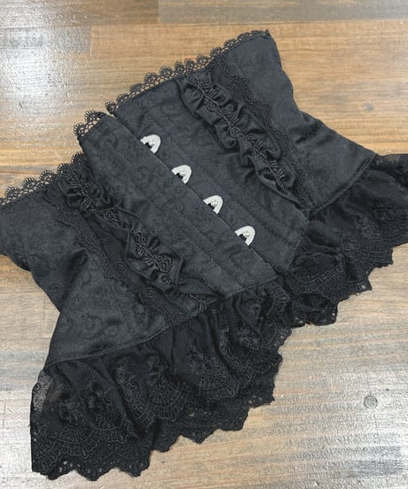 ATELIER-PIERROT／Frill Short Corset（ブラック）