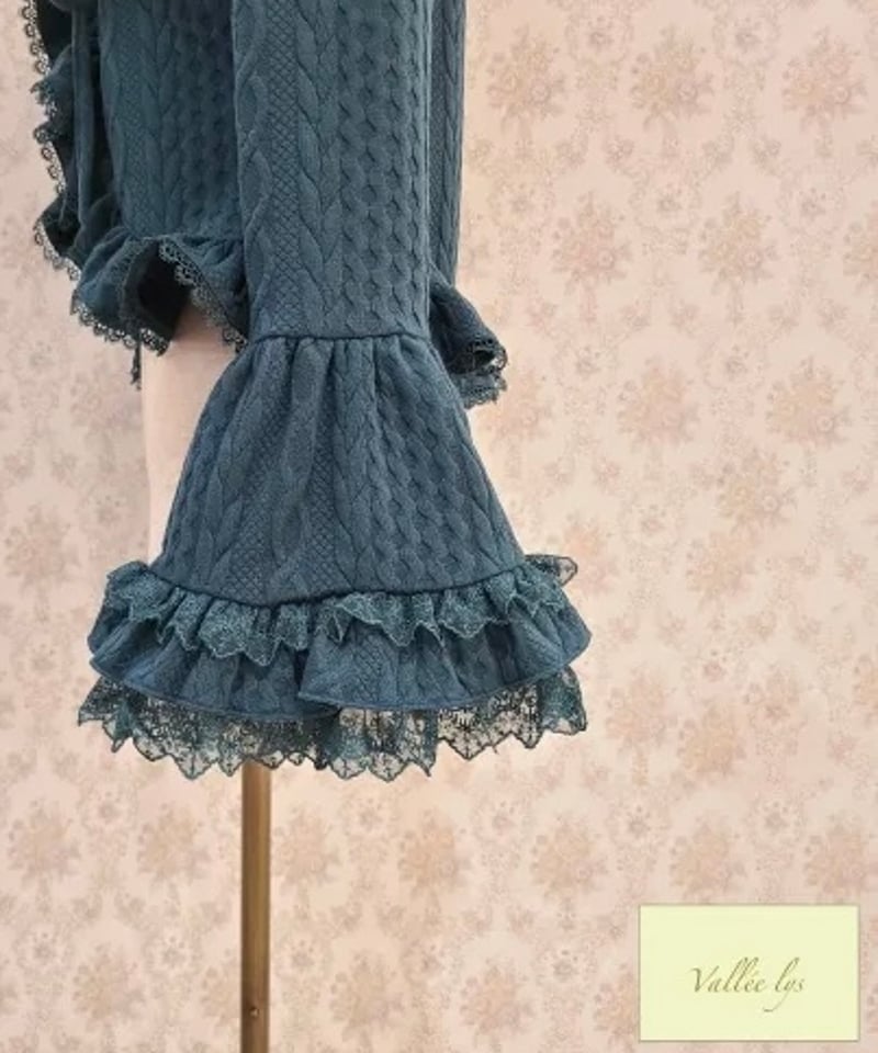 Vallée lys／Petal Bloom Cardigan（グリーン） | chou ch