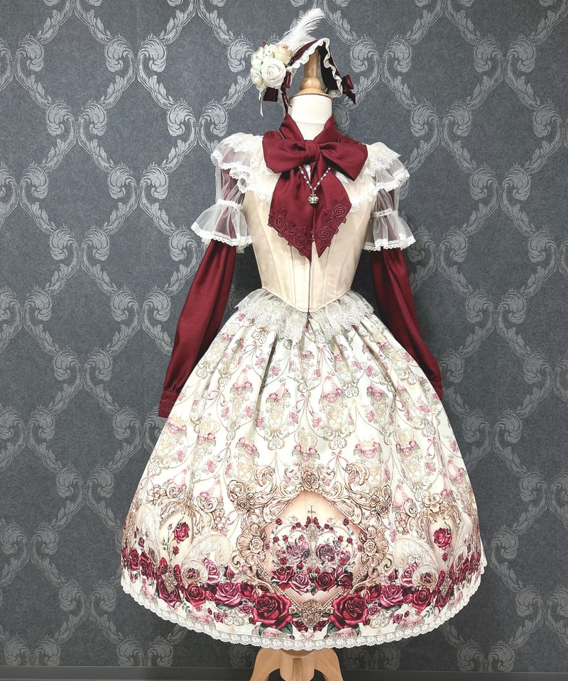 ⁡triple fortune⁡⁡ 片翼の王国スカート トリプルフォーチュン Triple fortune】トリプルフォーチュン 蜘蛛の巣柄スカート