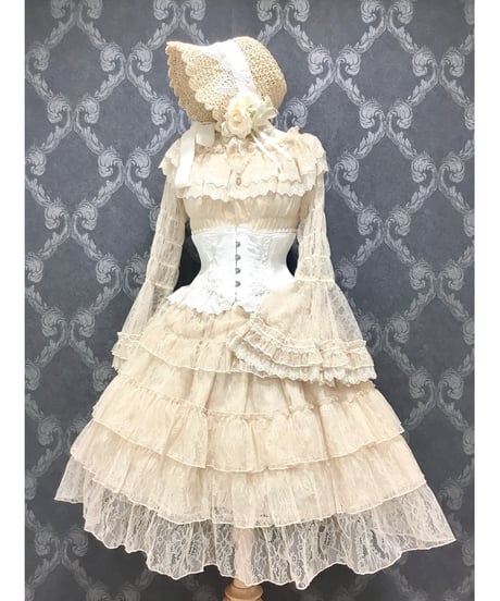 ATELIER-PIERROT／Frill Short Corset（ホワイト）