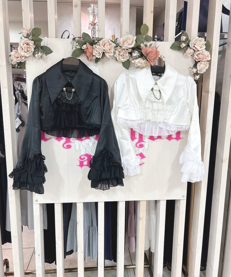 エピヌ　セットアップ　pleats frill jacket エピヌ épine pleats frill jacket velour ベロア pleats frill