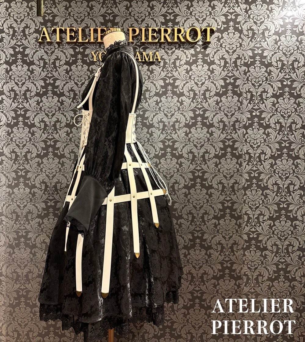 アトリエピエロ　シルバー×ブラック　コルセット　アクセサリー　ベルト fit=scale-down,w=1200