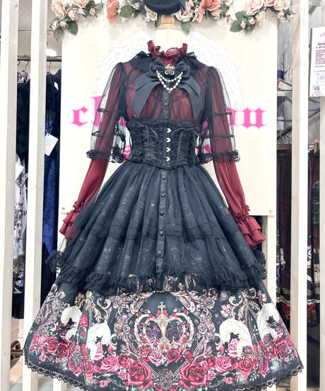 Vallée lys／Nocturne Sheer Tulle Dress（ブラック）