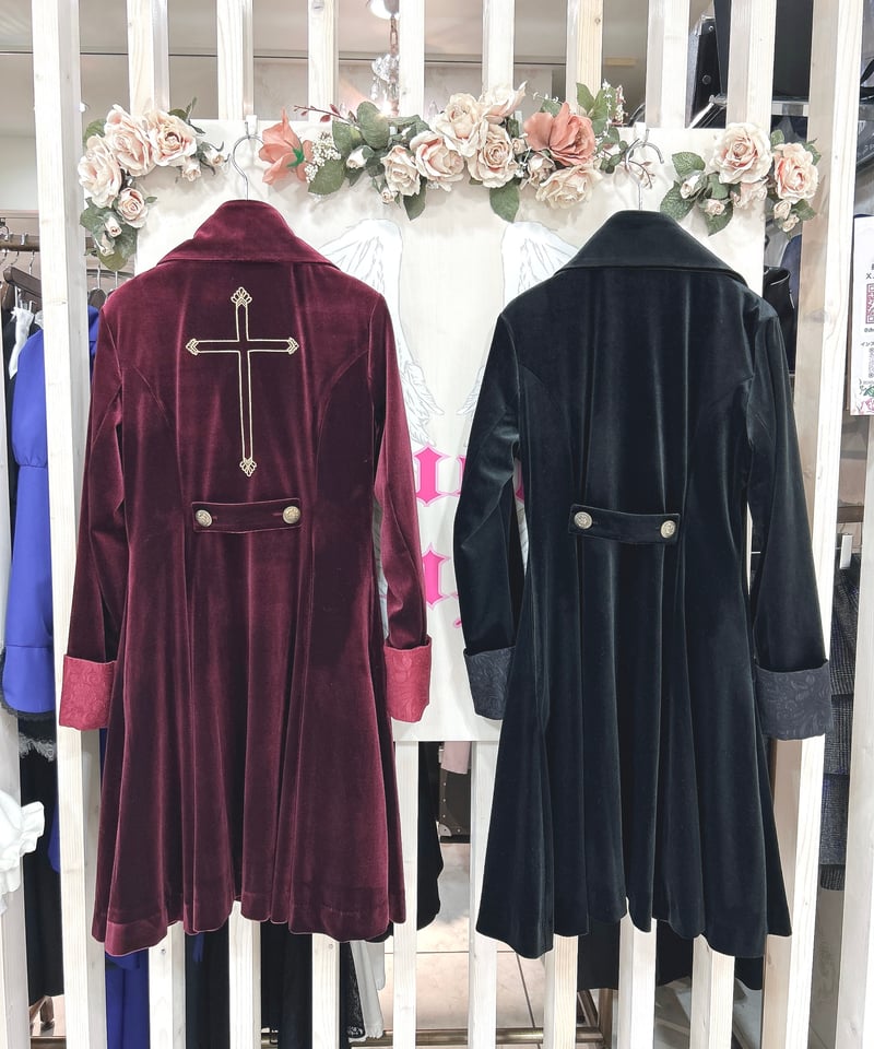 ATELIER-PIERROT／「 イノサン 」 ロングジャケット・黒 ( 刺繍なし