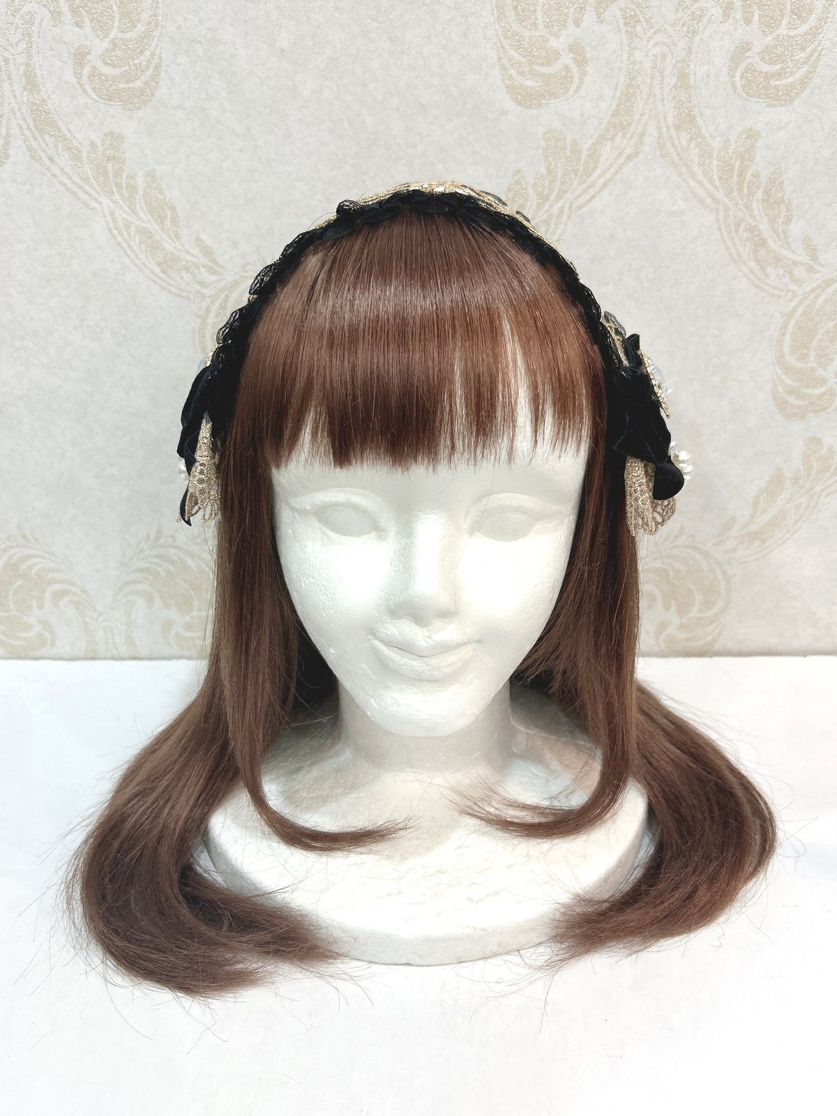 トリプルフォーチュン ヘッドドレス Triple* fortune ／刺繍ヘッドドレス（A） | chou chou ange o