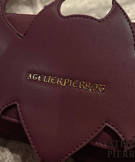 ATELIER-PIERROT／　“Nocturnal Grave” Batwing Wallet Bag（ボルドー）