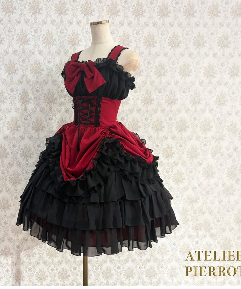 ATELIER-PIERROT／Eternal Waltz Jumper Skirt（ボルドー