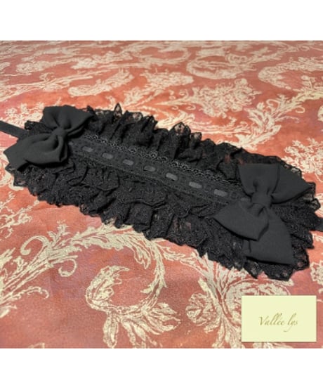 Vallée lys／Lace Enchantment Headdress （Black）