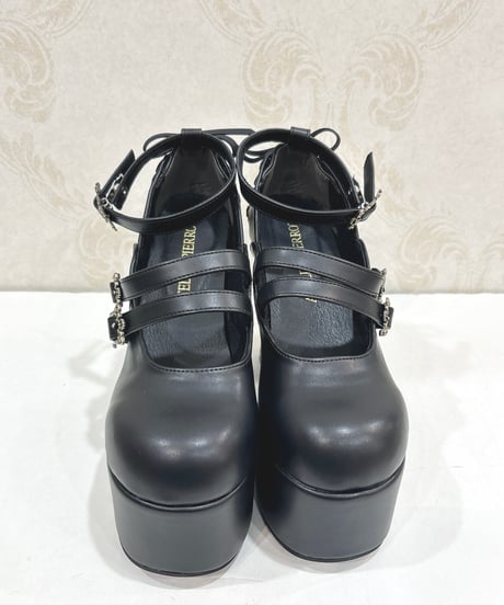 ATELIER-PIERROT／ANTIQUE GOLD FRAME PUMPS