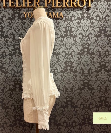 Vallée lys／Dreams Ladder Lace Long Sleeved Blouse （ホワイト）