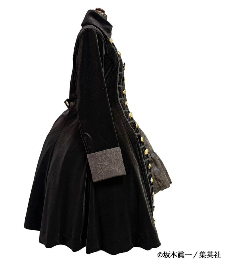 ATELIER-PIERROT／「 イノサン 」 ロングジャケット・黒 ( 刺繍なし