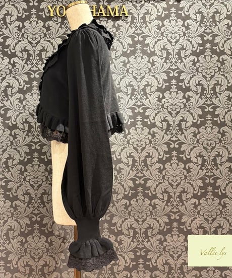 Vallée lys／Pale Sonata Cardigan（ブラック）