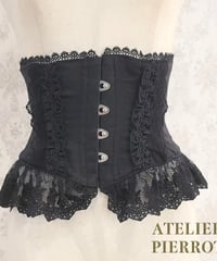 ATELIER-PIERROT／Frill Short Corset（ブラック）