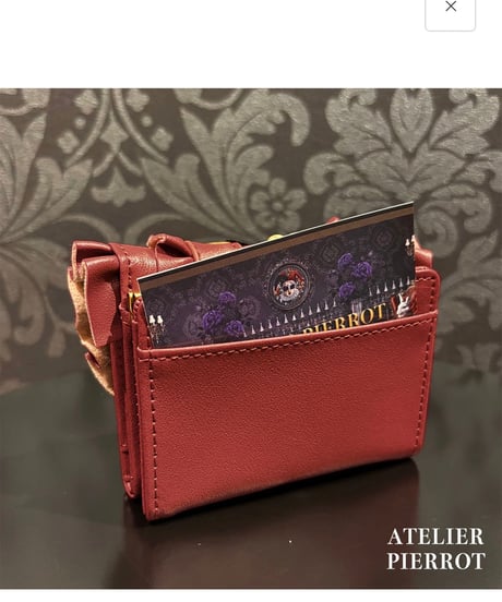 ATELIER-PIERROT／Doll’s Frill Mini Wallet（ボルドー）
