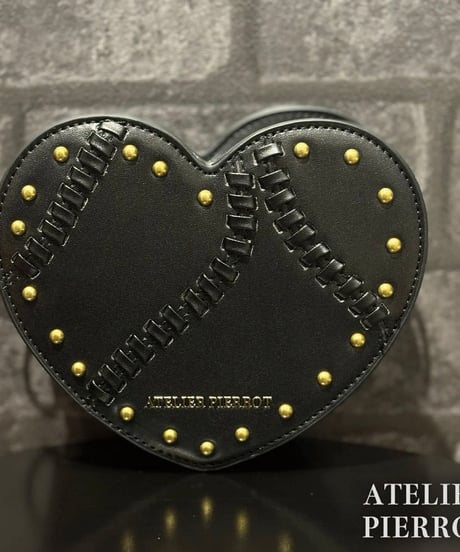 ATELIER-PIERROT／Mended Heart Shoulder Bag（ブラック）