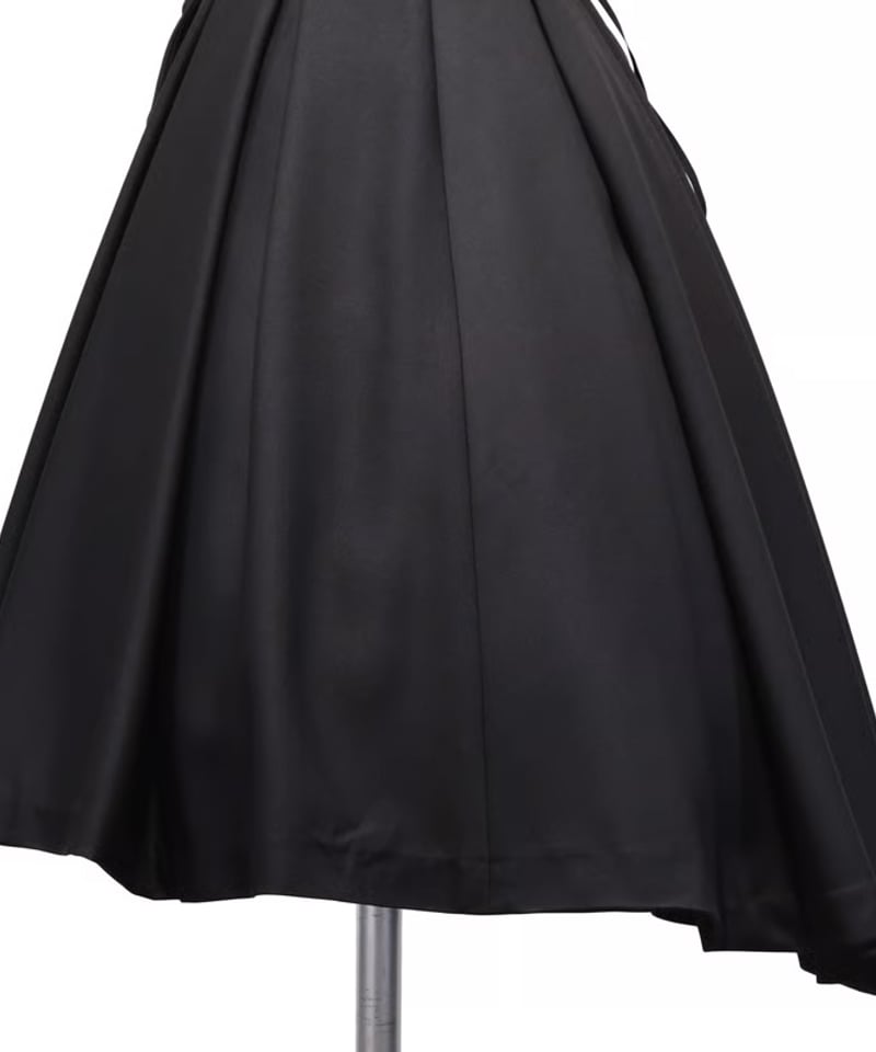 Sheglit●ハイウエストタックスカート●シェグリット ブラック Sheglit／ハイウエストタックスカート（ブラック） | chou chou ange on