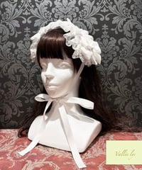 Vallée lys／Lace Enchantment Headdress（White）