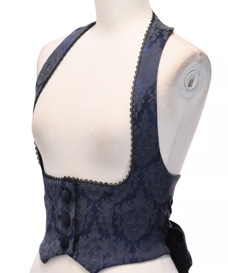 Sheglit Noble ホルターリボンベスト コルセット ジャケット 4b0f1f0e4e00d028f678e2685e72e0