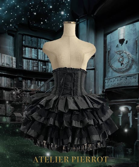 【ATELIER PIERROT】アトリエピエロ　ミニパニエ　Black ATELIER PIERROT] Atelier Piero Mini Panie Mini Panie BlackThis is