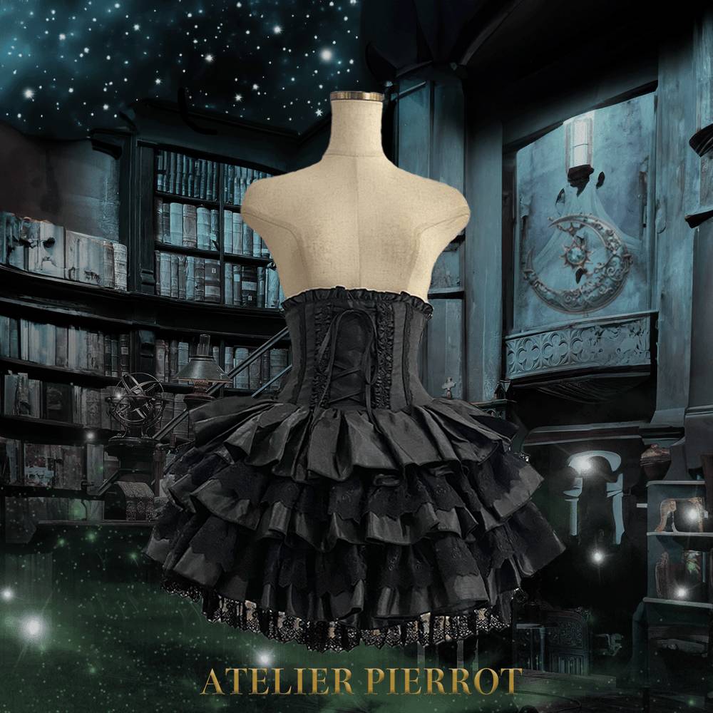 ATELIER-PIERROT／Mini Corset Skirt（ブラック） | chou