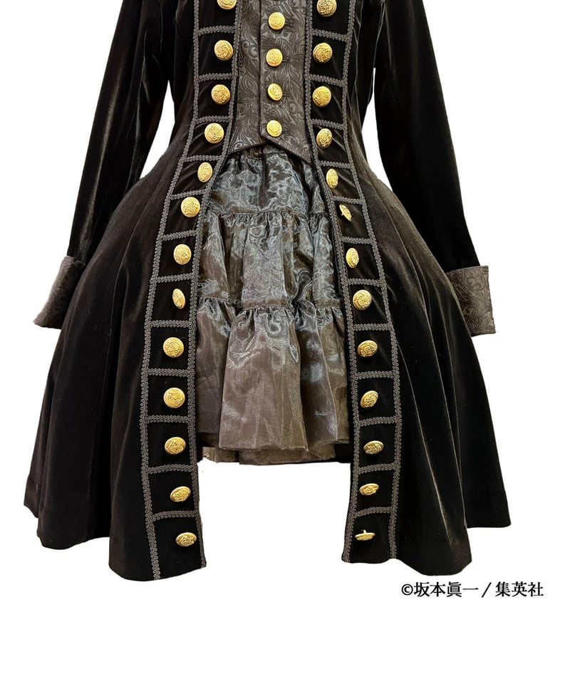 ATELIER-PIERROT／「 イノサン 」 ロングジャケット・黒 ( 刺繍なし