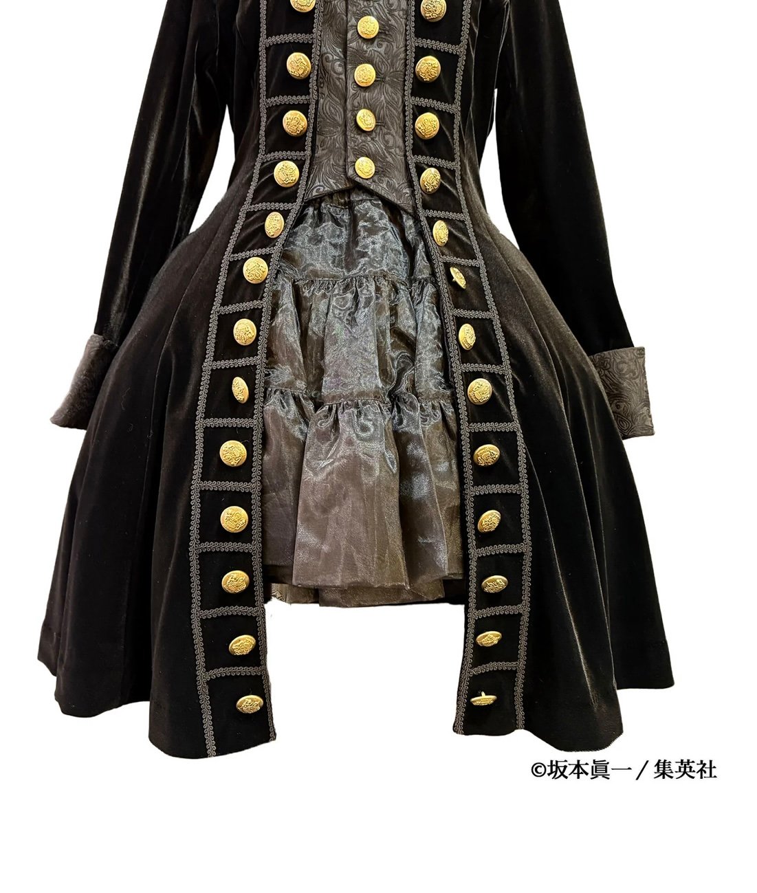 ATELIER-PIERROT／「 イノサン 」 ロングジャケット・黒 ( 刺繍なし