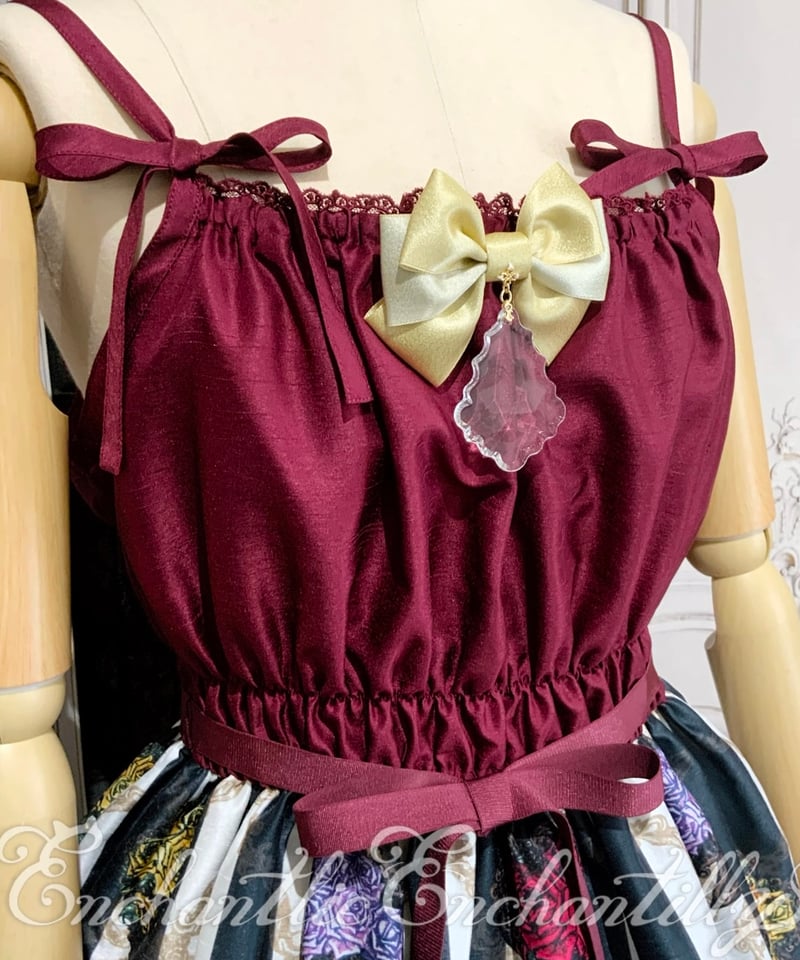 Enchantlic Enchantilly／トランプローズ シャンタンJSK(エンジ) |