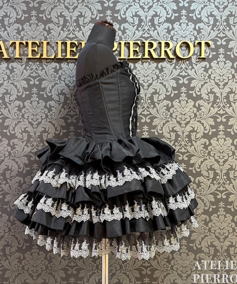 ATELIER-PIERROT／Mini Corset Dress (シルバーレースver)ブ