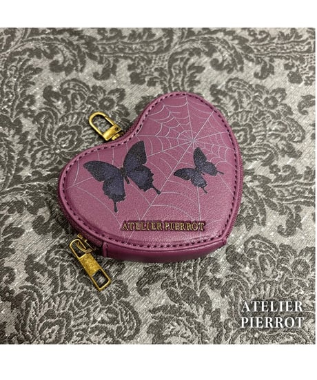 ATELIER-PIERROT／ Pochette a la carte Series 　Coin Purse~Heart~（パープル）