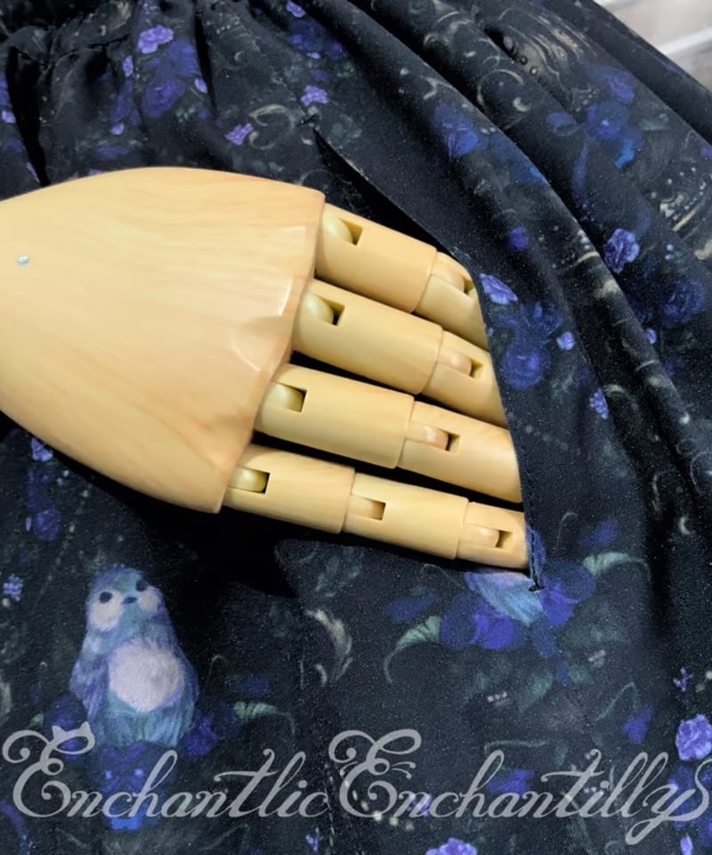 Enchantlic EnchantilIy 新品　スカート Enchantlic Enchantilly／薔薇姫の王冠スカート（黒×青薔薇