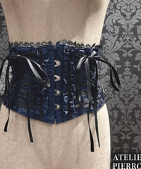 ATELIER-PIERROT／Thorned Rose Corset（ネイビー）
