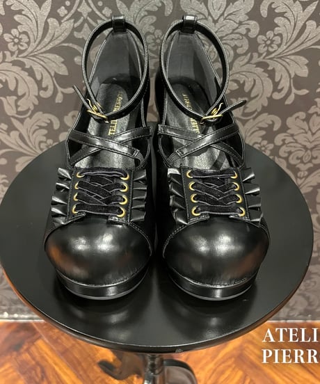 ATELIER-PIERROT／ Enchanted Corset Pumps（ブラック）S〜XLの4サイズ