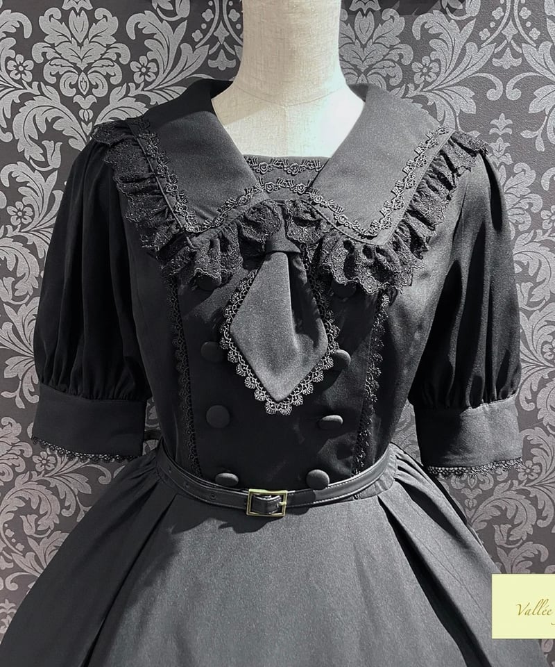 ATELIER PIERROT Vallée lys ブラウス 黒