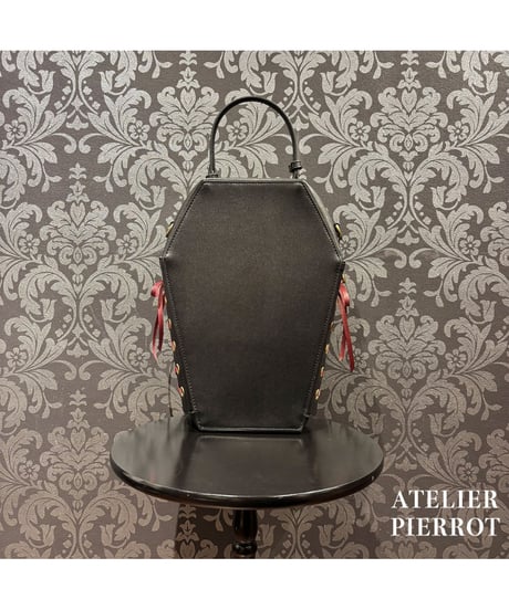 ATELIER-PIERROT／ Iron Gate Coffin Bag（ボルドー×ゴールド）