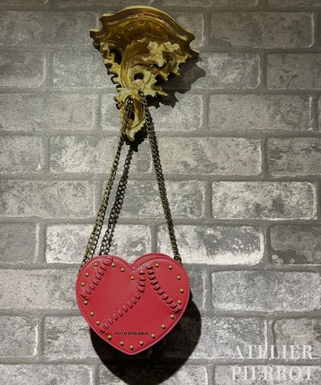 ATELIER-PIERROT／Mended Heart Shoulder Bag（ボルドー）