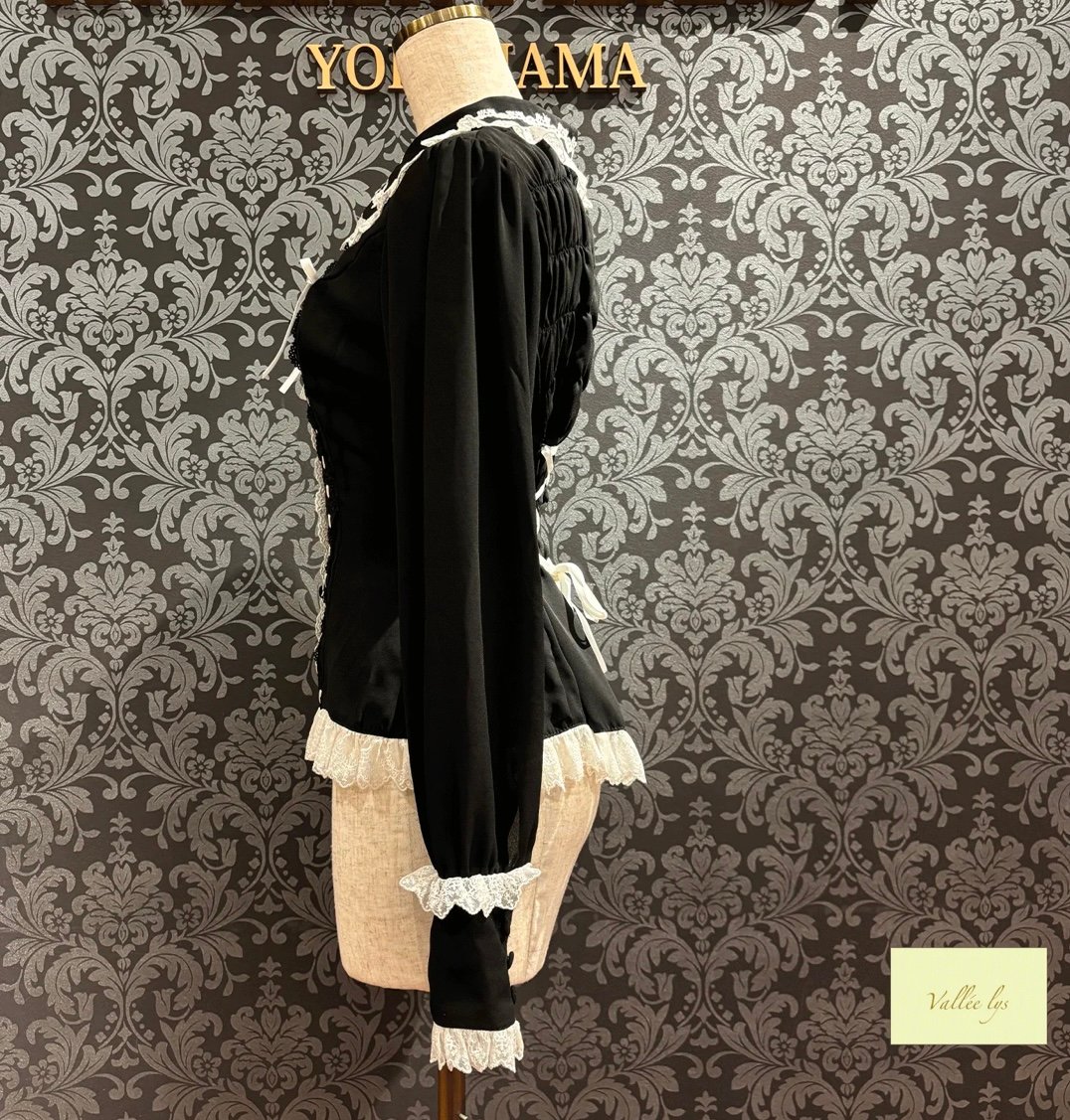 Vallée lys／Dreams Ladder Lace Long Sleeved Blou