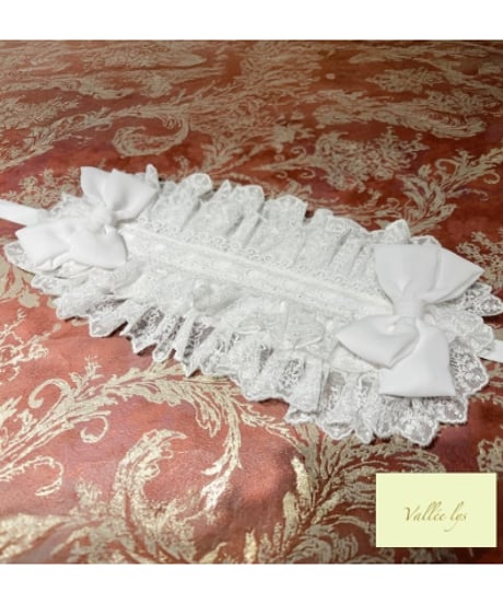 Vallée lys／Lace Enchantment Headdress（White）