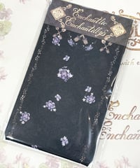 Enchantlic Enchantilly／すみれのお茶会オーバーニーソックス（黒）
