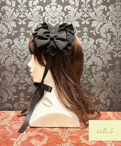 Vallée lys／Lace Enchantment Headdress （Black）