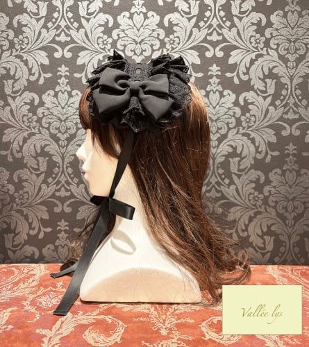 Vallée lys／Lace Enchantment Headdress （Black） |