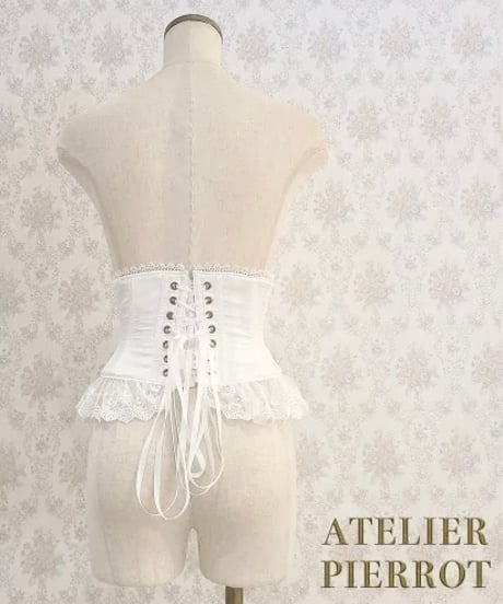ATELIER-PIERROT／Frill Short Corset（ホワイト）