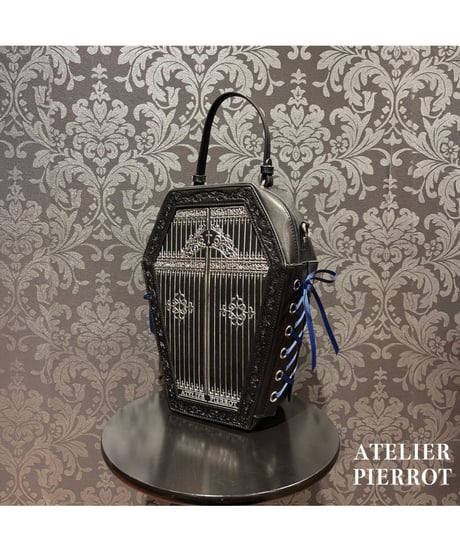 ATELIER-PIERROT／ Iron Gate Coffin Bag（ネイビー×シルバー）