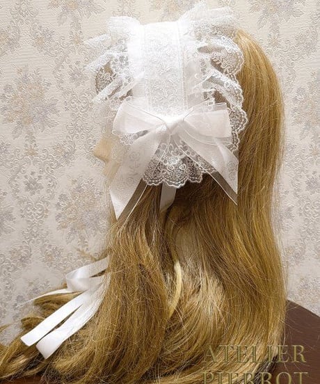 ATELIER-PIERROT／ロマネスクヘッドドレス（White）
