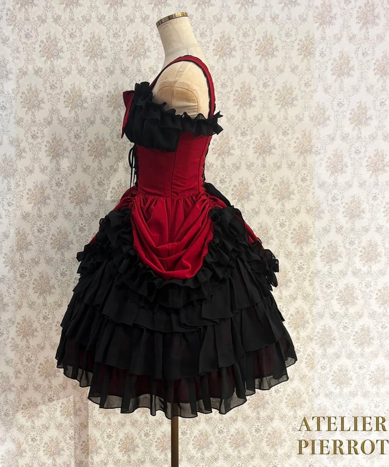 ATELIER-PIERROT／Eternal Waltz Jumper Skirt（ボルドー