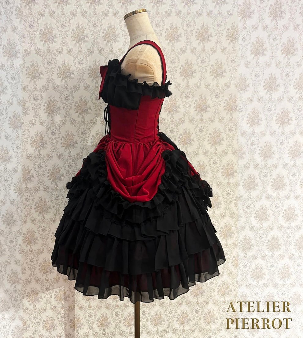 ATELIER-PIERROT／Eternal Waltz Jumper Skirt（ボルドー
