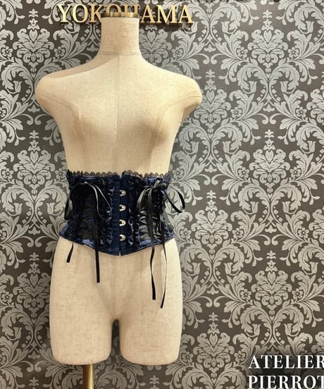 ATELIER-PIERROT／Thorned Rose Corset（ネイビー）