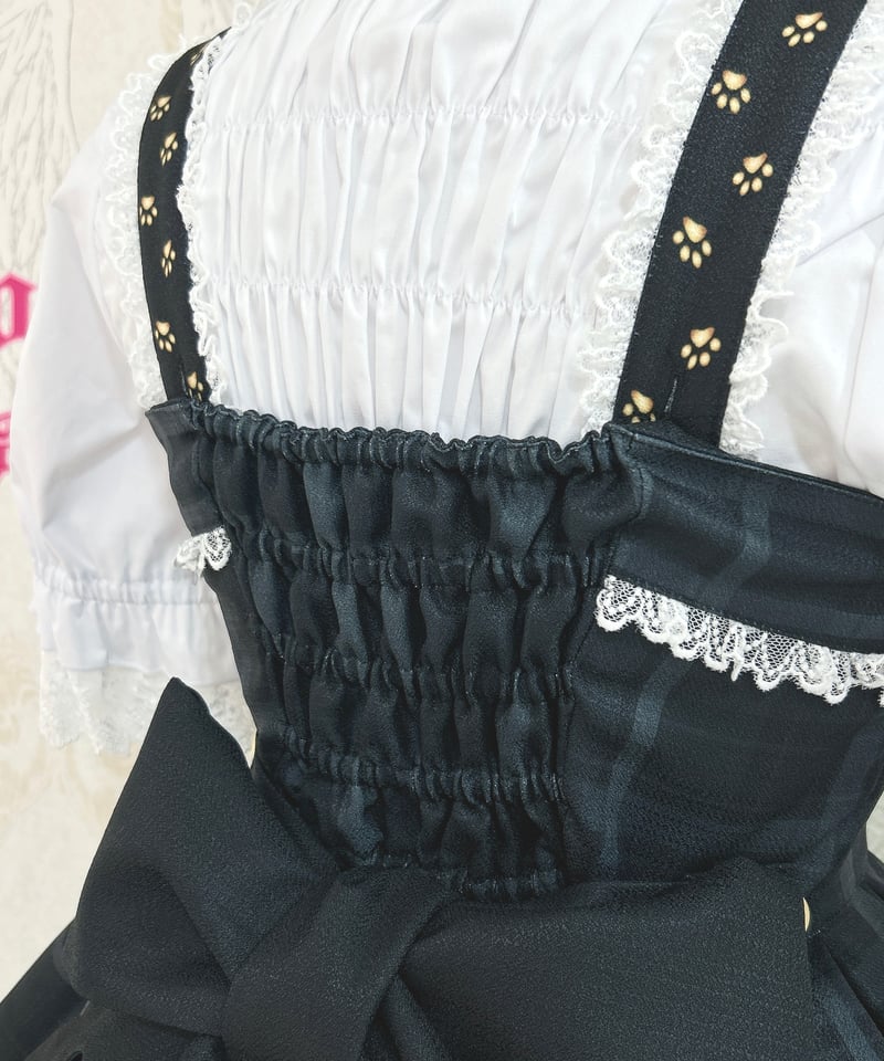 funnyfairy／ミネットジャンパースカート（ブラック） | chou chou ange