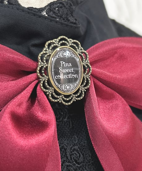 Pina sweetcollection／ドール姫袖ワンピース （ワイン×BK）