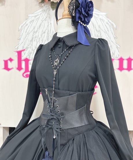 Sheglit／"Sacred"クラシックロザリオ（ブラック）