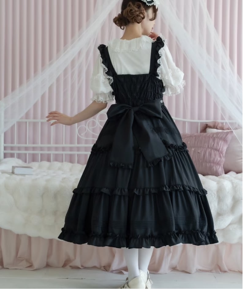 新品 Funny Fairy ヴィトライユ　ジャンパースカート(ブラック) 黒 ヴィトライユ ジャンパースカート(ブラック) | funnyfairy